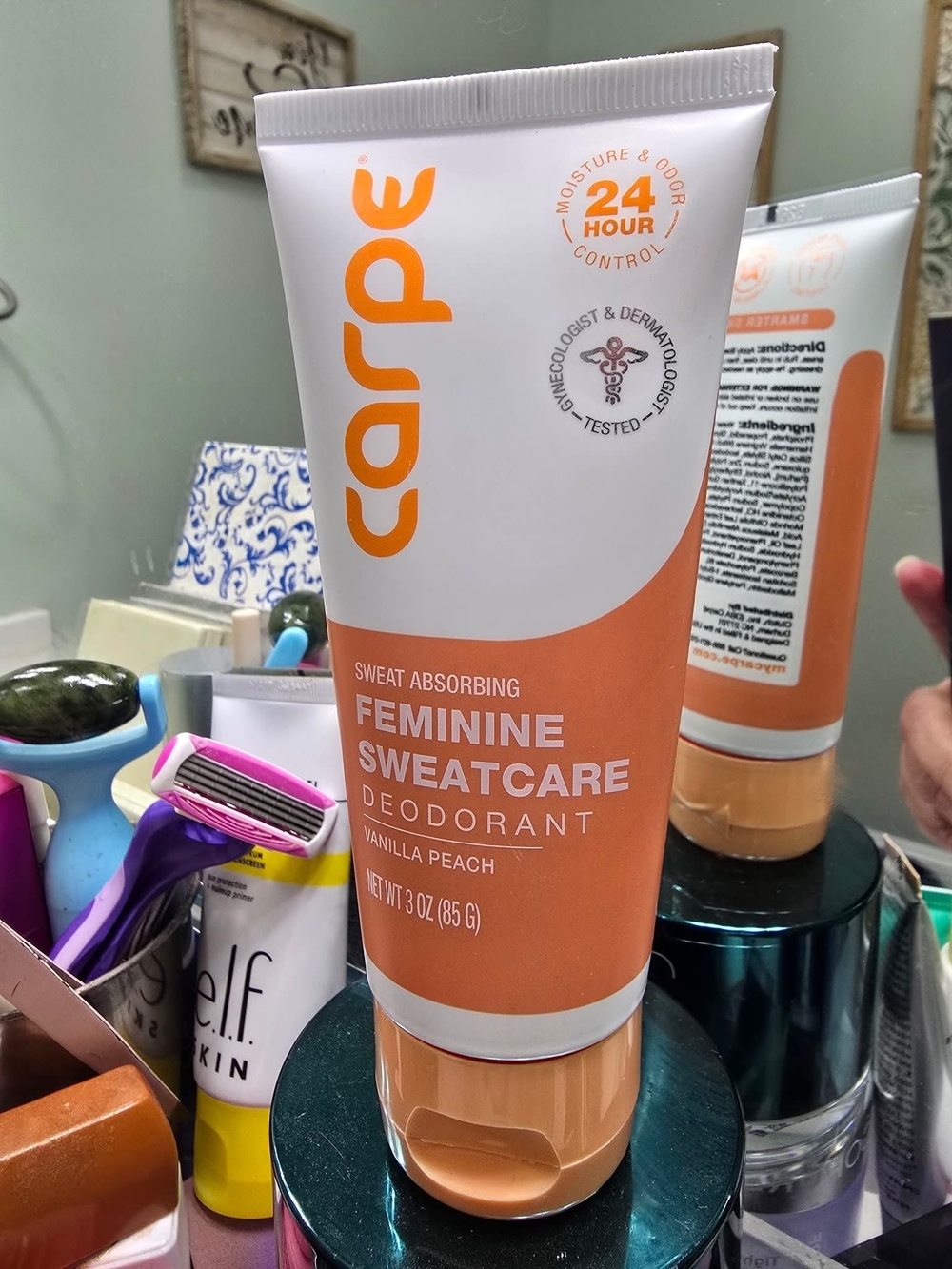 Carpe Feminine Sweatcare Deodorant - Vanilla Peach, Peach
